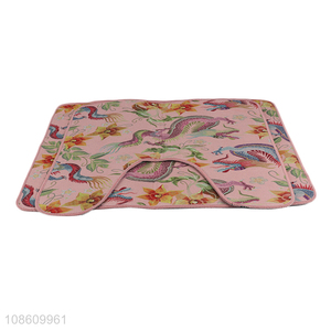 Good quality non-slip washable toilet mat rug sets for bathroom