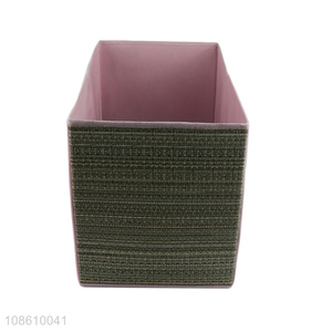 Factory supply durable folding non-woven storage box for clothes
