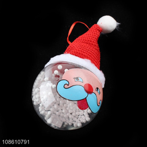 Factory price hanging ornaments Christmas ball decoration with christmas hat
