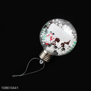 Factory direct sale christmas decoration hanging led light ball