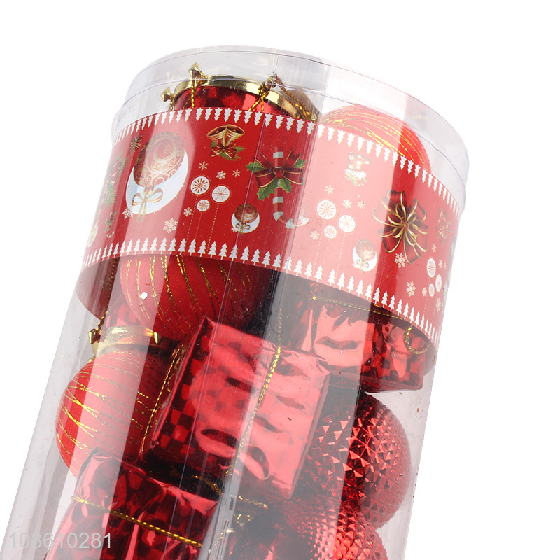 Popular products red christmas decoration hanging ball for sale