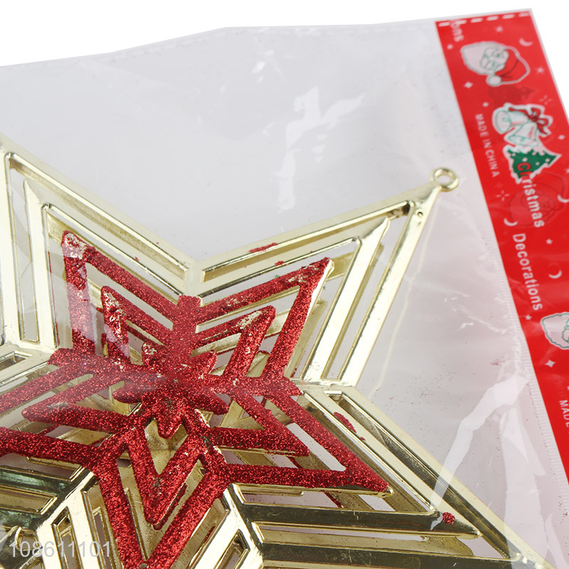 Factory wholesale christmas tree topper star for xmas tree decoration