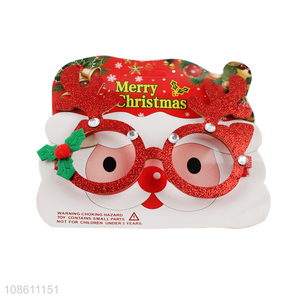 Top quality christmas decorative glasses for party supplies
