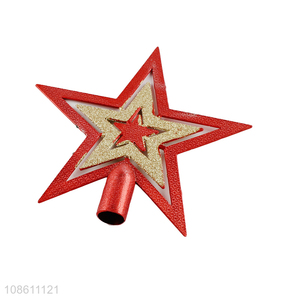 Latest design christmas decoration xmas tree topper star for sale