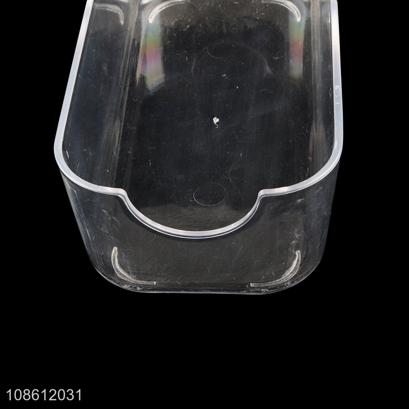 Hot selling clear multipurpose plastic storage organizer bins for makeup