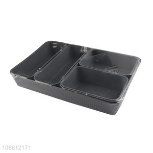 Factory supply plastic drawer <em>organizers</em> set drawer storage box set