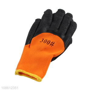 Low price cut resistant crinkle safety work gloves for landscaping