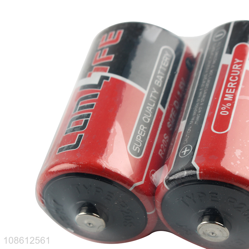 Factory direct sale 1.5V type D battery mercury-free dry battery