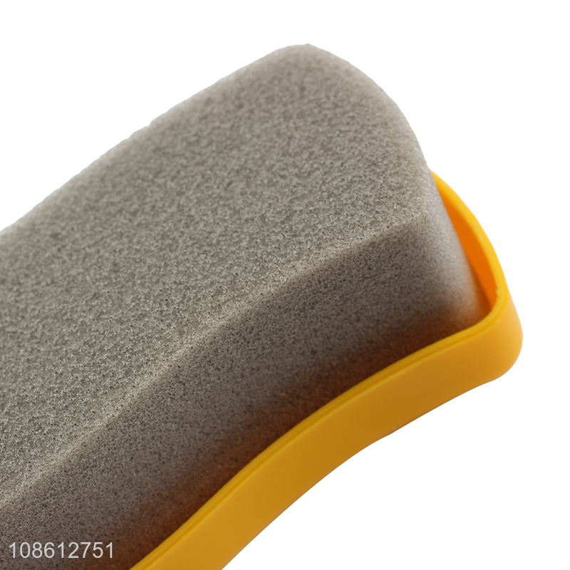 New style shoes care supplies bright shoe sponge brush wholesale