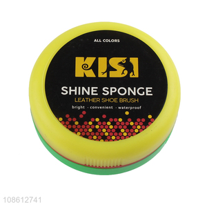 Online wholesale waterproof shin sponge leather shoe brush