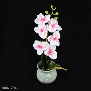 Hot items 6heads artificial flower fake bonsai for sale