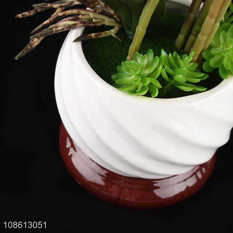 Hot sale 12heads simulation flower bonsai fake flower for decoration