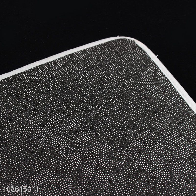 Factory direct sale bathroom microfiber mat shower mat