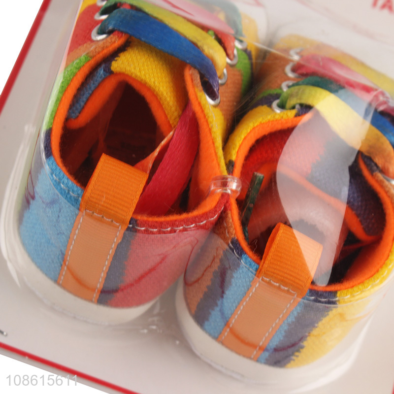 Hot items rainbow color baby casual shoes sports shoes