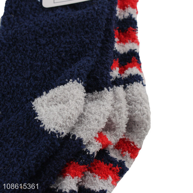 New arrival men fleece half socks thickened socks for winter