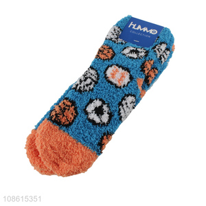 Latest products girls fleece half socks winter warm socks
