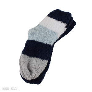 Hot items women winter thickened plush socks fleece half socks