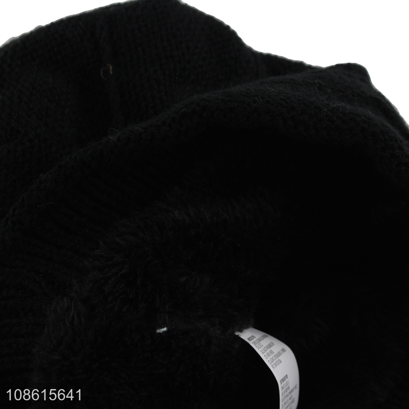 Latest design black men fashion beanies hat for sale