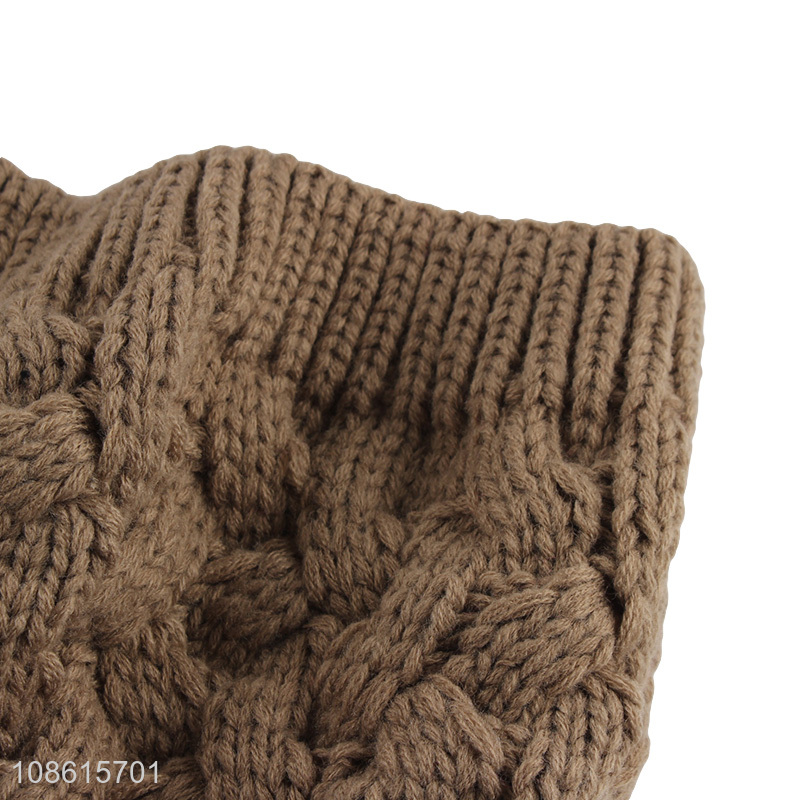 Most popular fashion women winter beanies hat knitted hat