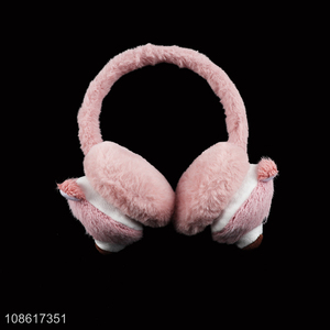 Factory price winter <em>warm</em> faux fur <em>earmuffs</em> soft fuzzy ear warmer
