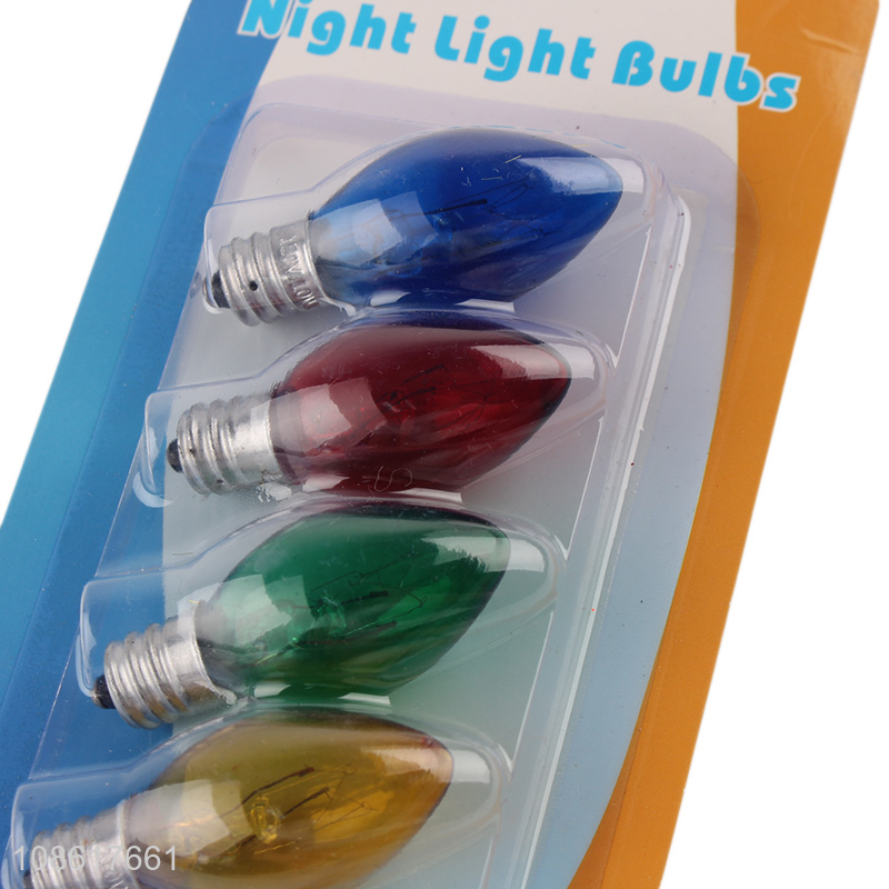 Popular products 4pieces night light bulb for indoor lighting