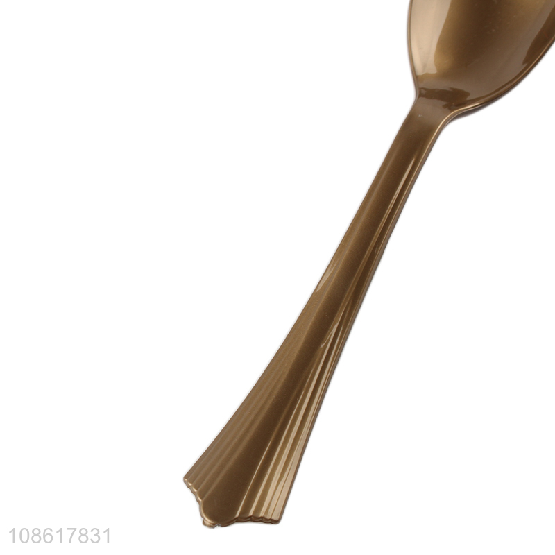 Top quality plastic disposable dinnerware spoon wholesale