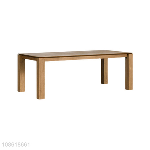 Online wholesale rustic wooden kitchen table solid wood dining table