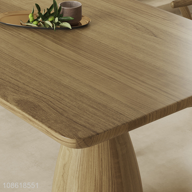 High quality Japanese wooden table wabi-sabi solid wood dining table