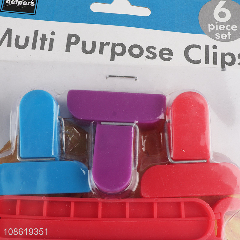 Popular products 6pieces multi-purpose sealing clips bag clips