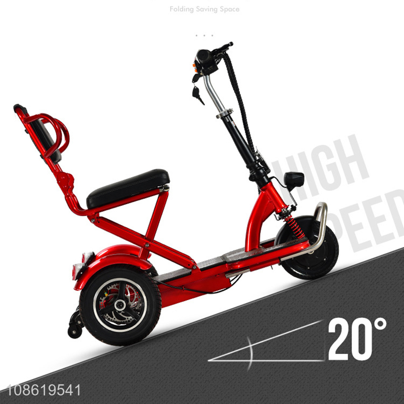 Good price mini electric trike anti-slip folding electric tricycle for elder people