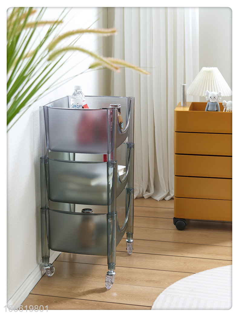 Factory price acrylic multi-layer storage cabinet for home