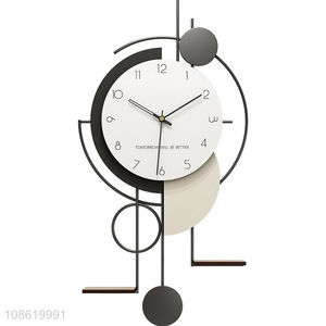 Wholesale European style minimalist big <em>wall</em> decor metal <em>wall</em> <em>clocks</em>