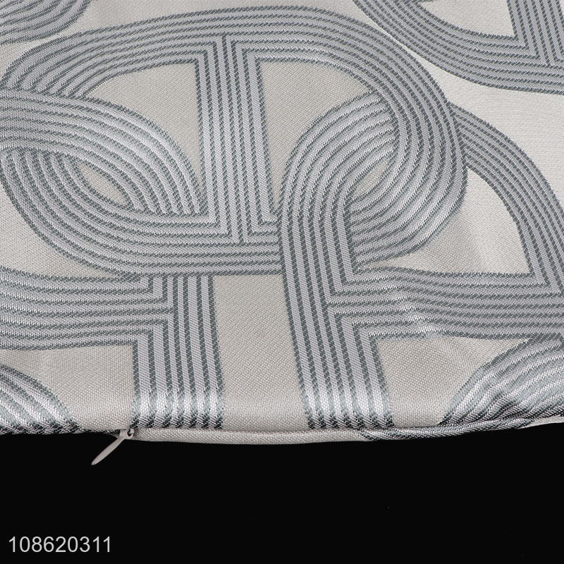 Low price polyester soft sofa cushion cover pillow cover