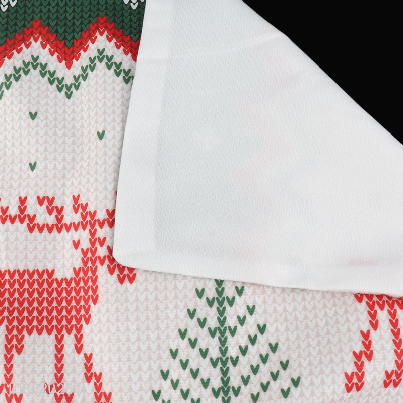 Top quality christmas decoration polyester pillow cover for sale