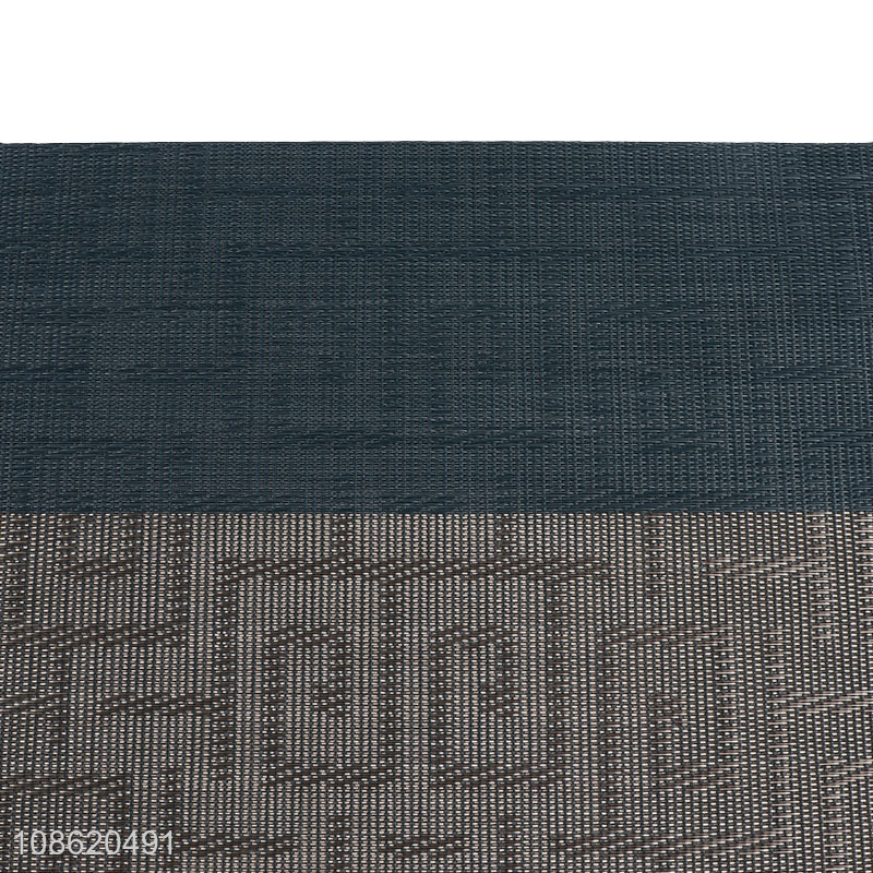 Hot selling reusable heat resistant anti-slip textilene placemat