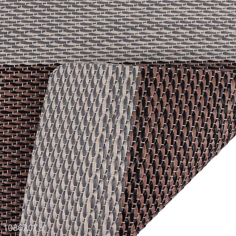 Wholesale cheap durable heat insulation woven textilene placemat