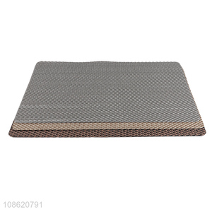 Hot selling heat resistant anti-slip braided textilene placemat