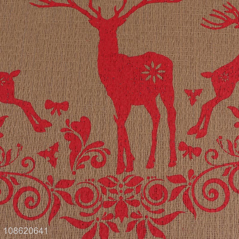 Factory price durable braided textilene placemat for dining table