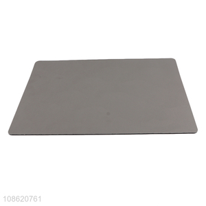 Good quality pu leather table mat anti-slip absorbent placemat