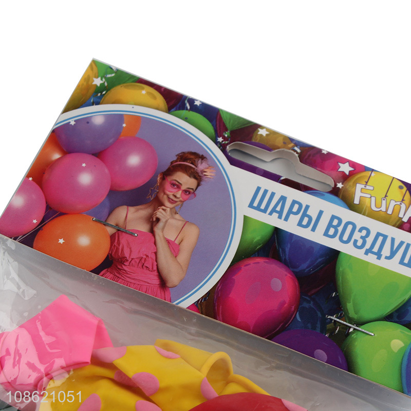 New products colourful latex balloon set for party supplies