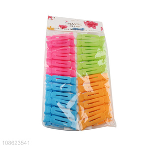 Hot selling plastic clothespins drying line pegs set
