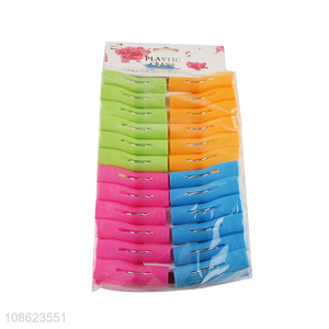 Online wholesale plastic clothes pegs durable clothes clips