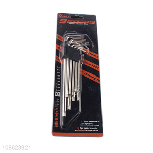 Hot products L-shaped wrench hex key wrench set for sale