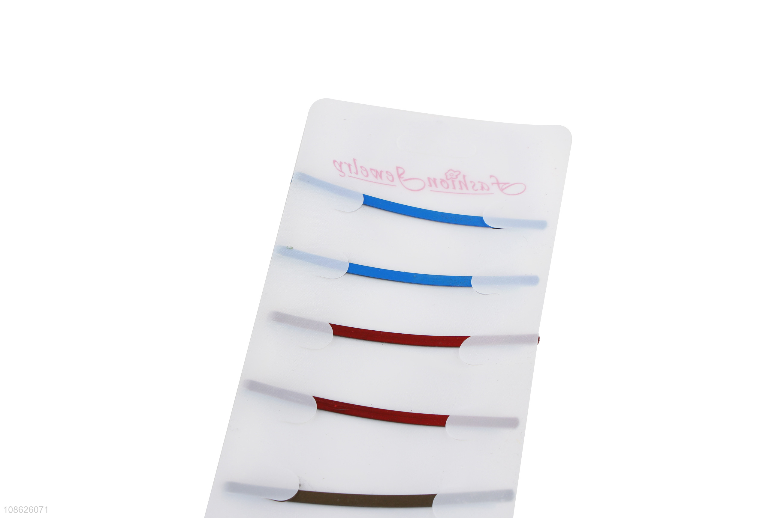 Wholesale 6pcs colorful metal bobby pin for women and girls