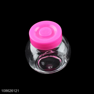 Good quality 50ml clear glass storage bottle for candy & snacks