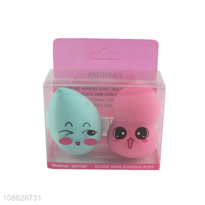 Factory direct sale close skin powder puff makeup sponge wholesale