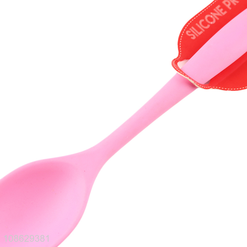 Wholesale food grade siliconebasting spoon silicone spoon for cooking
