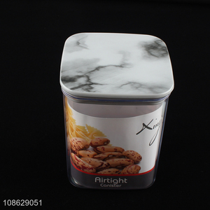 Good quality transparent plastic cereal cookies candy storage jar