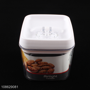 Hot sale transparent plastic cereal containers airtight storage jars