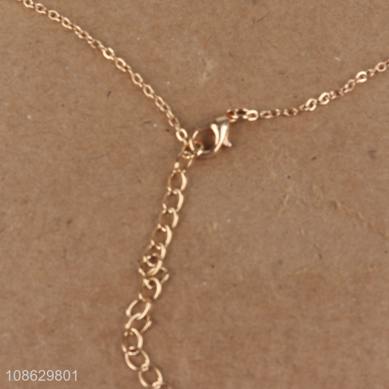 Top sale alloy fashion pendant jewelry necklace for decoration